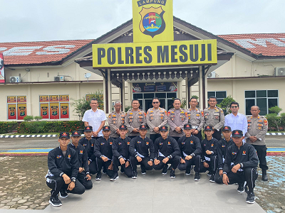 Kapolres Mesuji Lepas Atlet Judo di Ajang Porprov